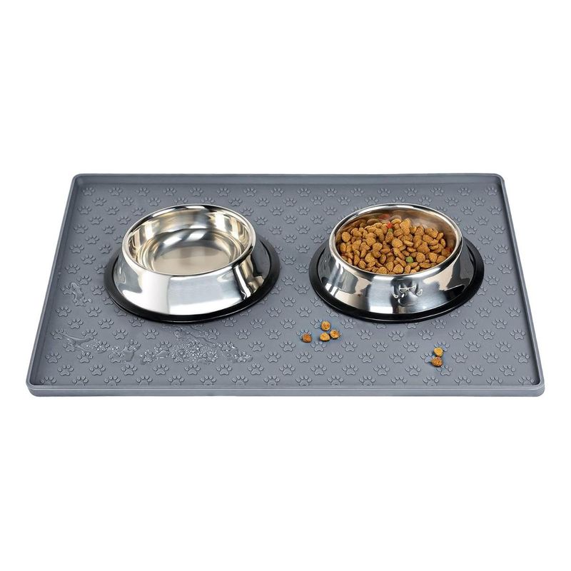 GENERICO - Alfombra Antideslizante para Comida y Agua de Mascotas