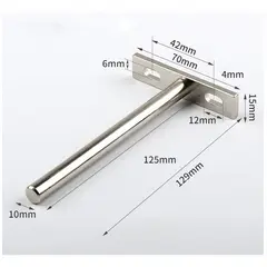 GENERICO - Soportes Invisibles para Estantes Flotantes de Acero 125cm