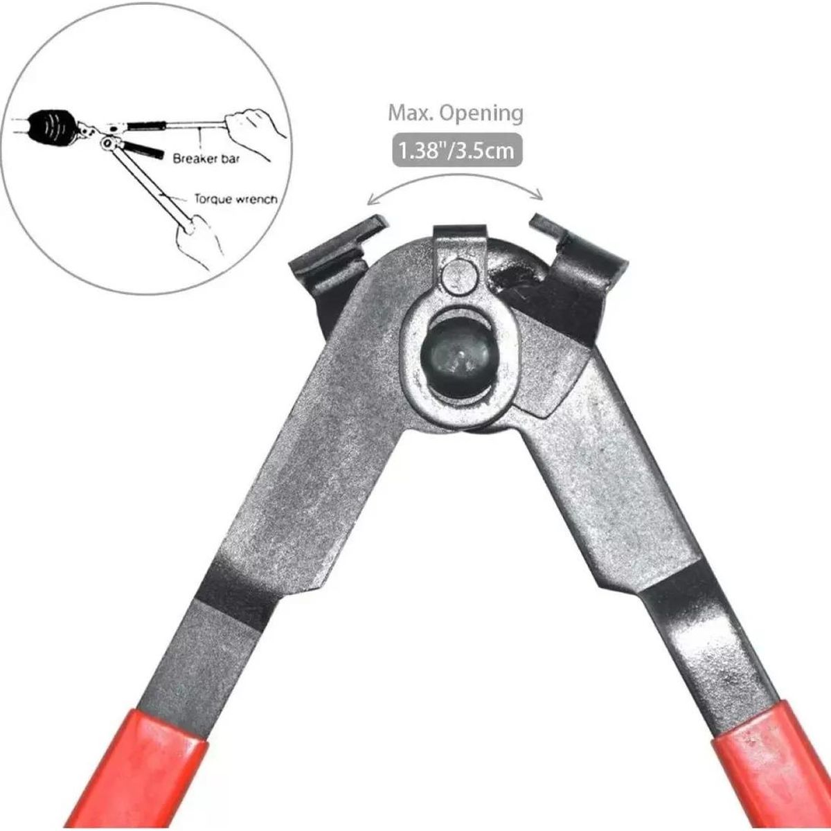 GENERICO - Alicates de Abrazadera para Juntas CV Kit de 2 Piezas