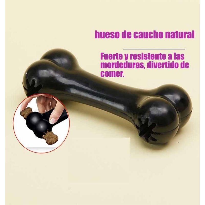 GENERICO - Hueso Rellenable de Goma para Perros Grandes y Masticadores