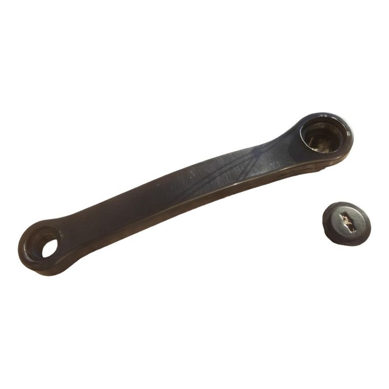 GENERICO - Biela Izquierda de Acero 170mm para Eje Cuadrado