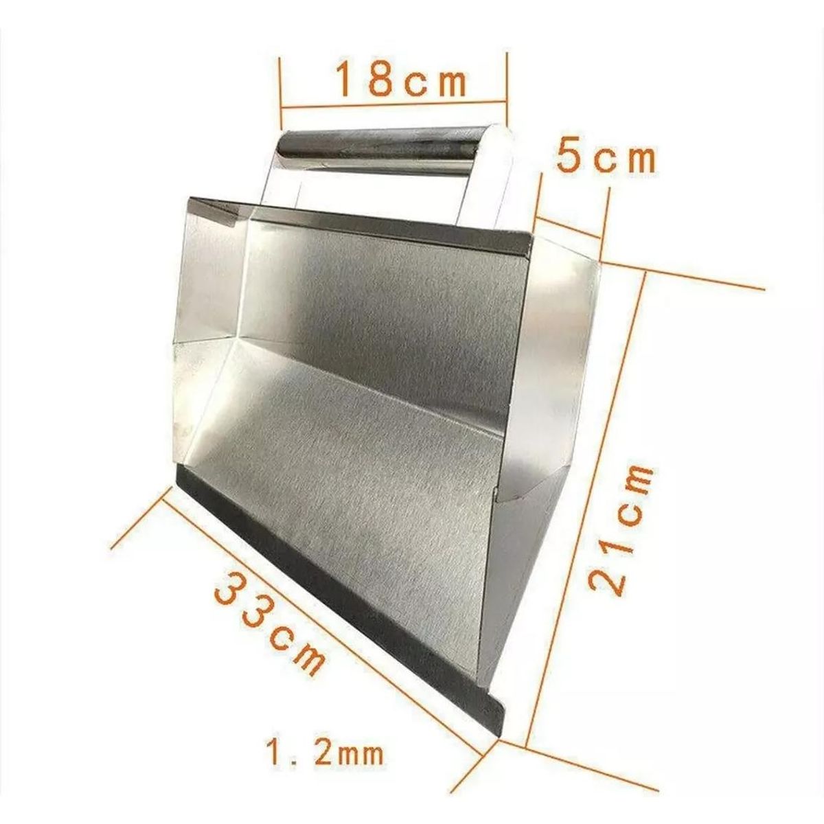 GENERICO - Paleta Profesional de Enyesado de Acero Inoxidable 20x32 cm