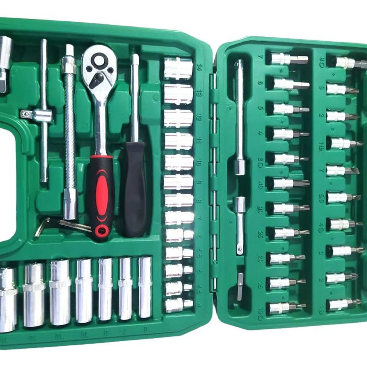 GENERICO - Kit Completo de 53 Llaves y Puntas para Reparaciones Caseras