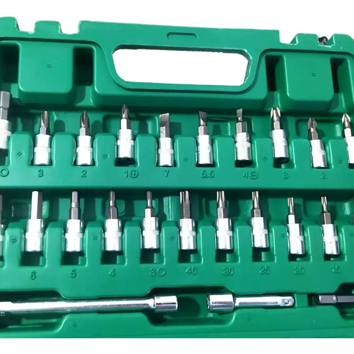 GENERICO - Kit Completo de 53 Llaves y Puntas para Reparaciones Caseras