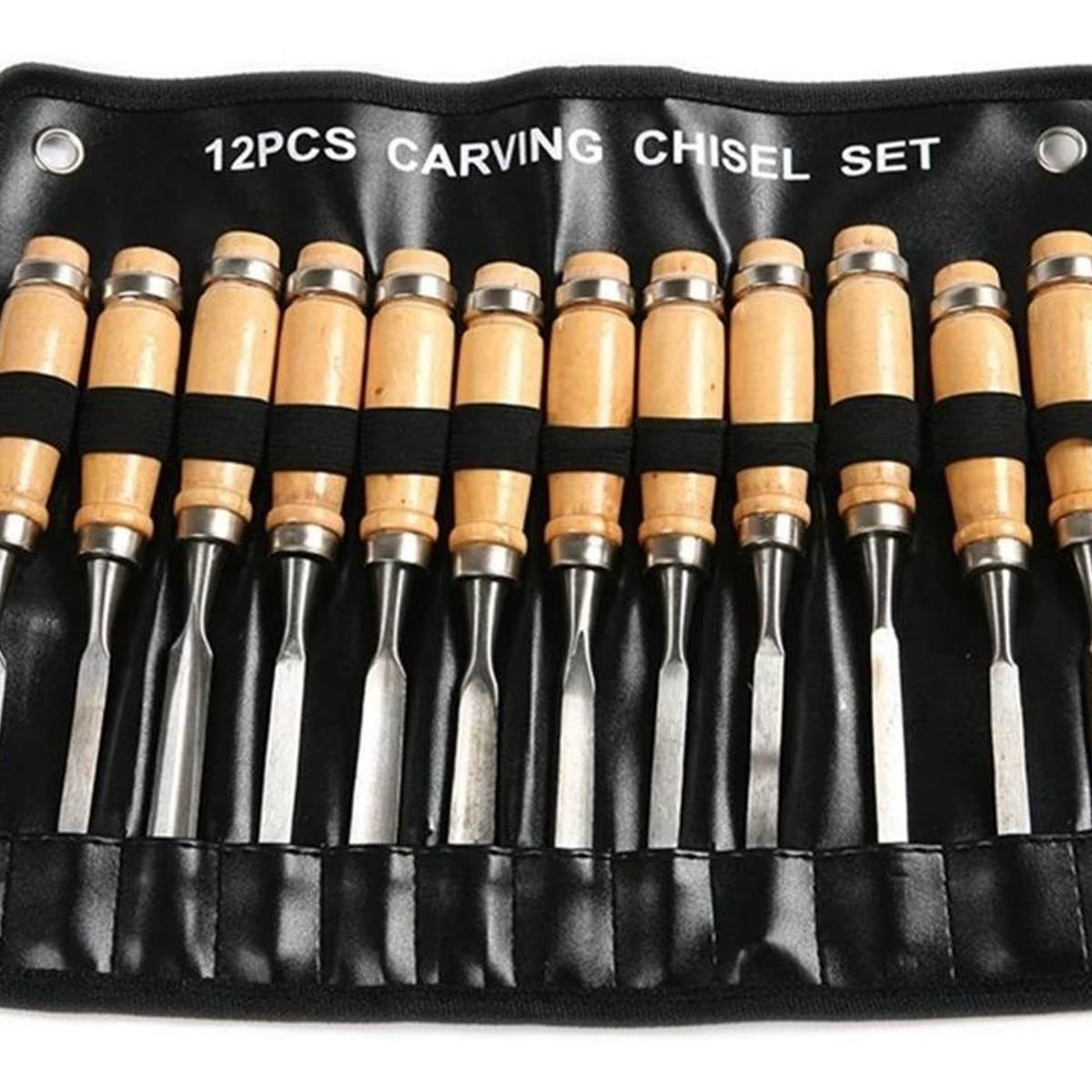 GENERICO - Juego Completo de Herramientas para Tallar Madera 12 Piezas