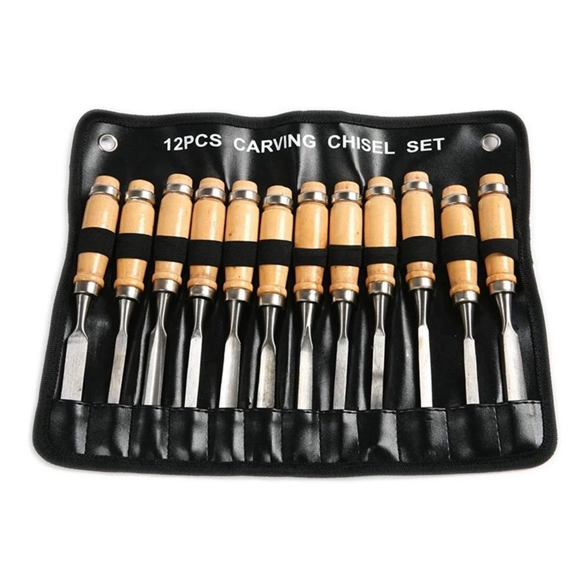 GENERICO - Juego Completo de Herramientas para Tallar Madera 12 Piezas