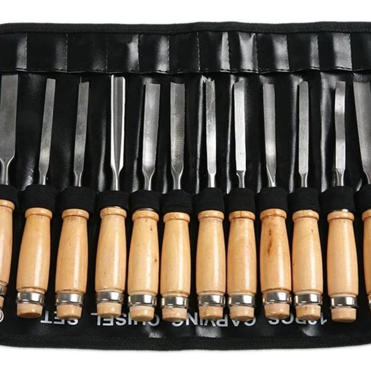 GENERICO - Juego Completo de Herramientas para Tallar Madera 12 Piezas