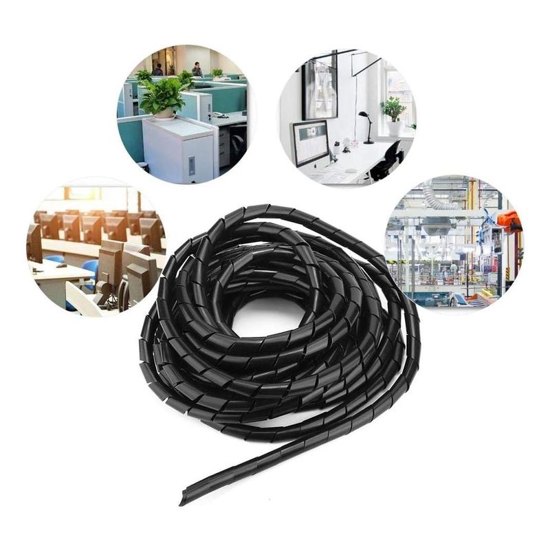 GENERICO - Envoltura Espiral para Cables de 16mm y 10 metros de Largo