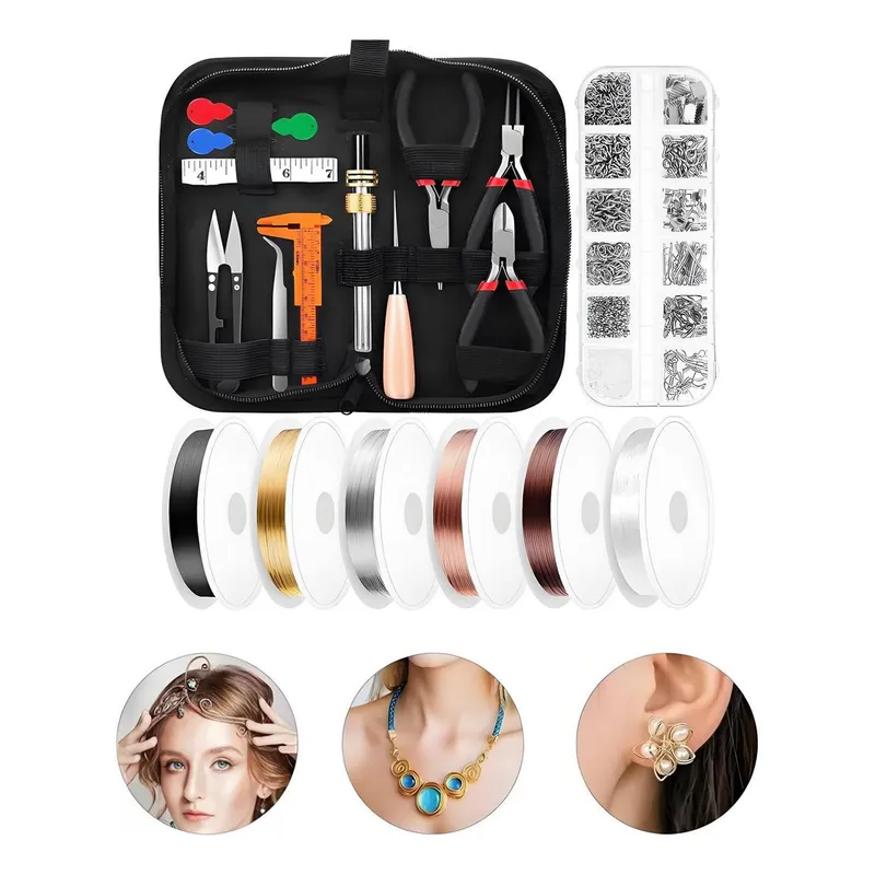 GENERICO - Kit Completo de Herramientas para Creación de Joyas y Bisutería