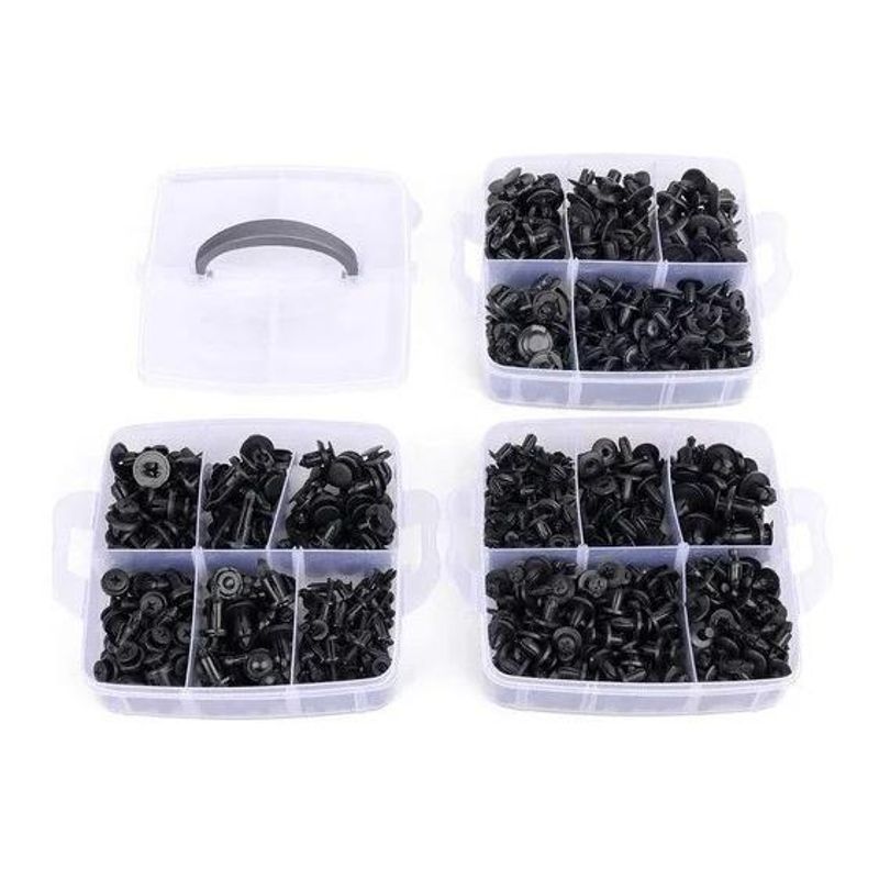 GENERICO - Kit Completo de 620 Broches y Herramientas para Automóviles