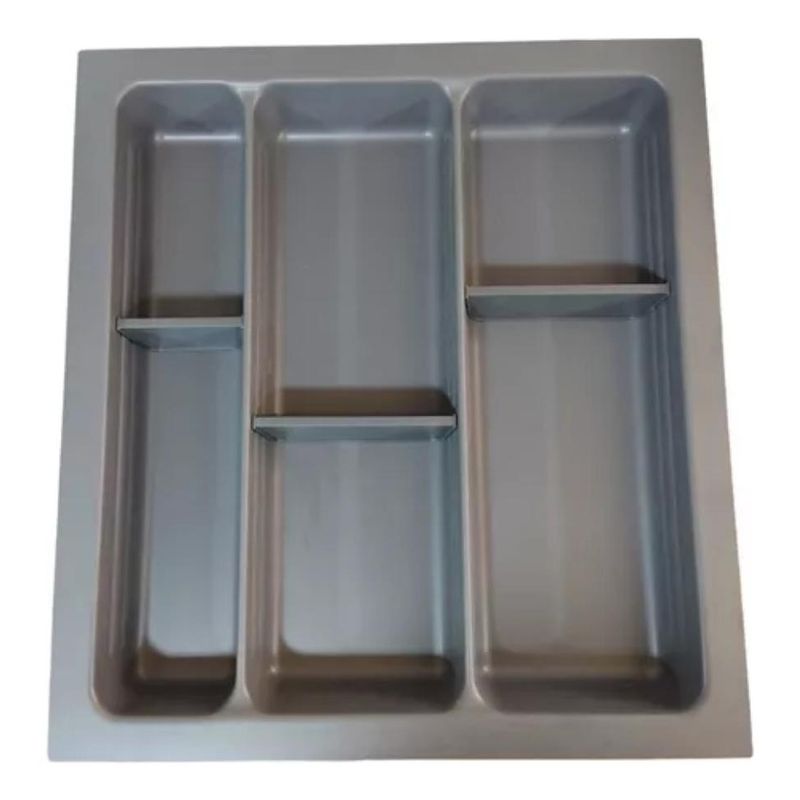 GENERICO - Organizador Rectangular para Cubiertos con 6 Compartimentos