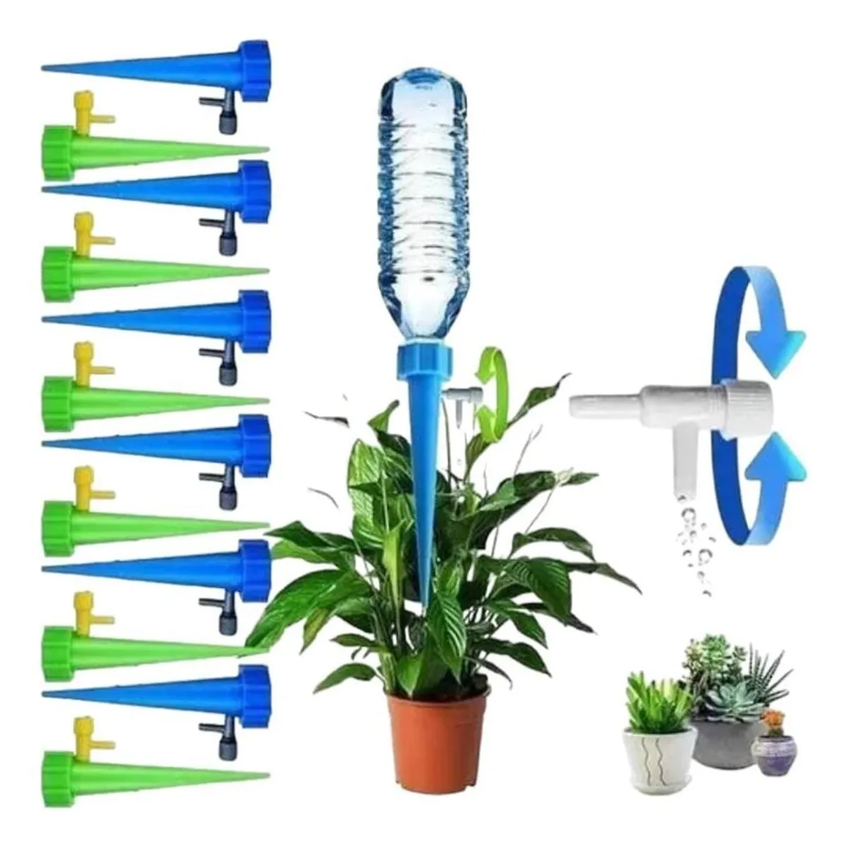 GENERICO - Sistema de Riego por Goteo para Plantas Ecológicas 30 Uds