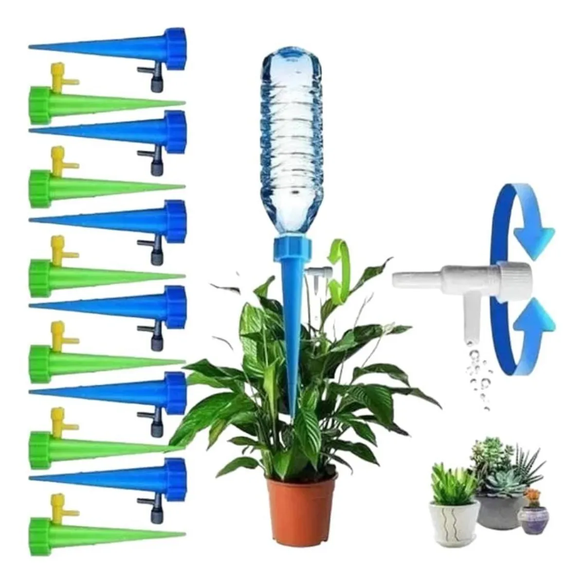 GENERICO - Sistema de Riego por Goteo para Plantas Ecológicas 30 Uds