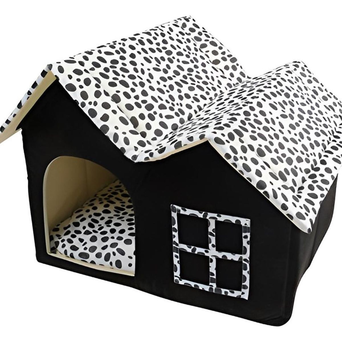 GENERICO - Refugio Acogedor para Mascotas - Casa Cama Suave y Lavable