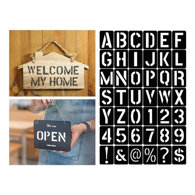 GENERICO - Plantillas Creativas de Letras y Números para Manualidades