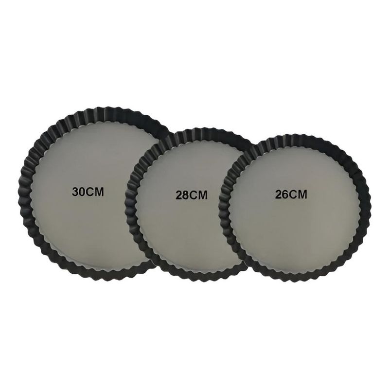 GENERICO - Juego de Moldes Desmontables para Tartas y Postres 26-30cm