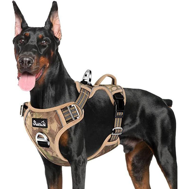 GENERICO - Arnés Ajustable Reflectante para Perros Antitirones S a XL