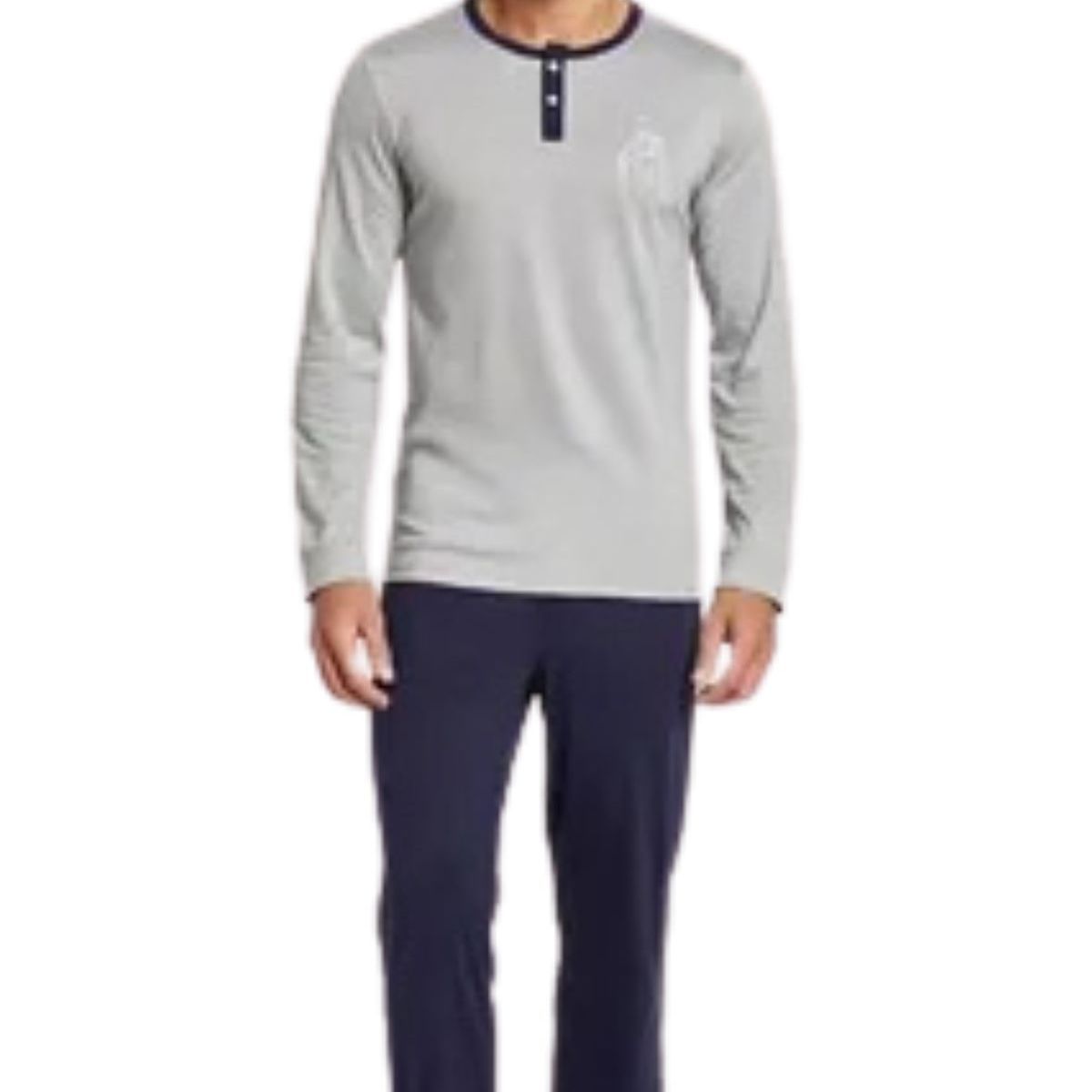 LOOK SHOP - Pijama Hombre. Manga Larga. Delagado. Primavera 4021