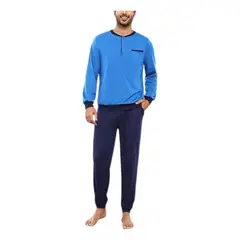 MPROPIA - Pijama Hombre. Manga Larga. Delagado. Primavera 4021