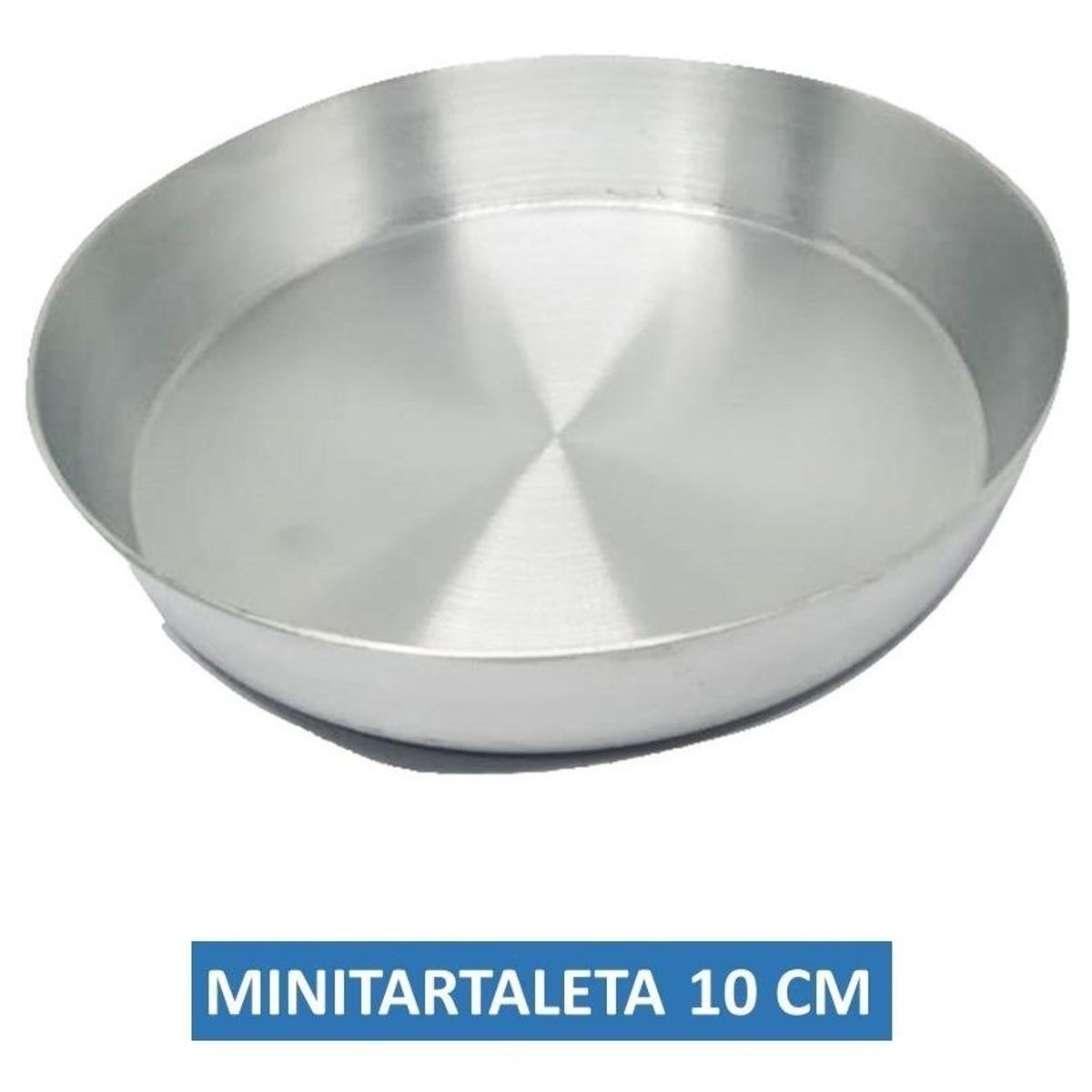 GENERICO - Pack de 6 Moldes Mini Tartaletas de Aluminio 10 cm