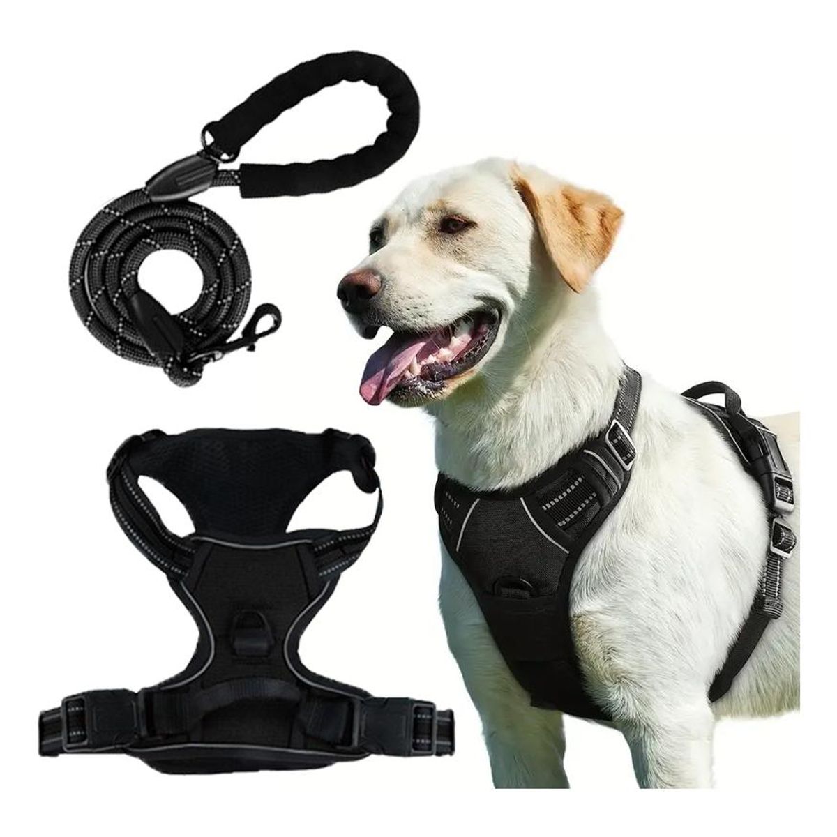 GENERICO - Pechera Reflectante Ajustable para Perro Comodidad y Seguridad