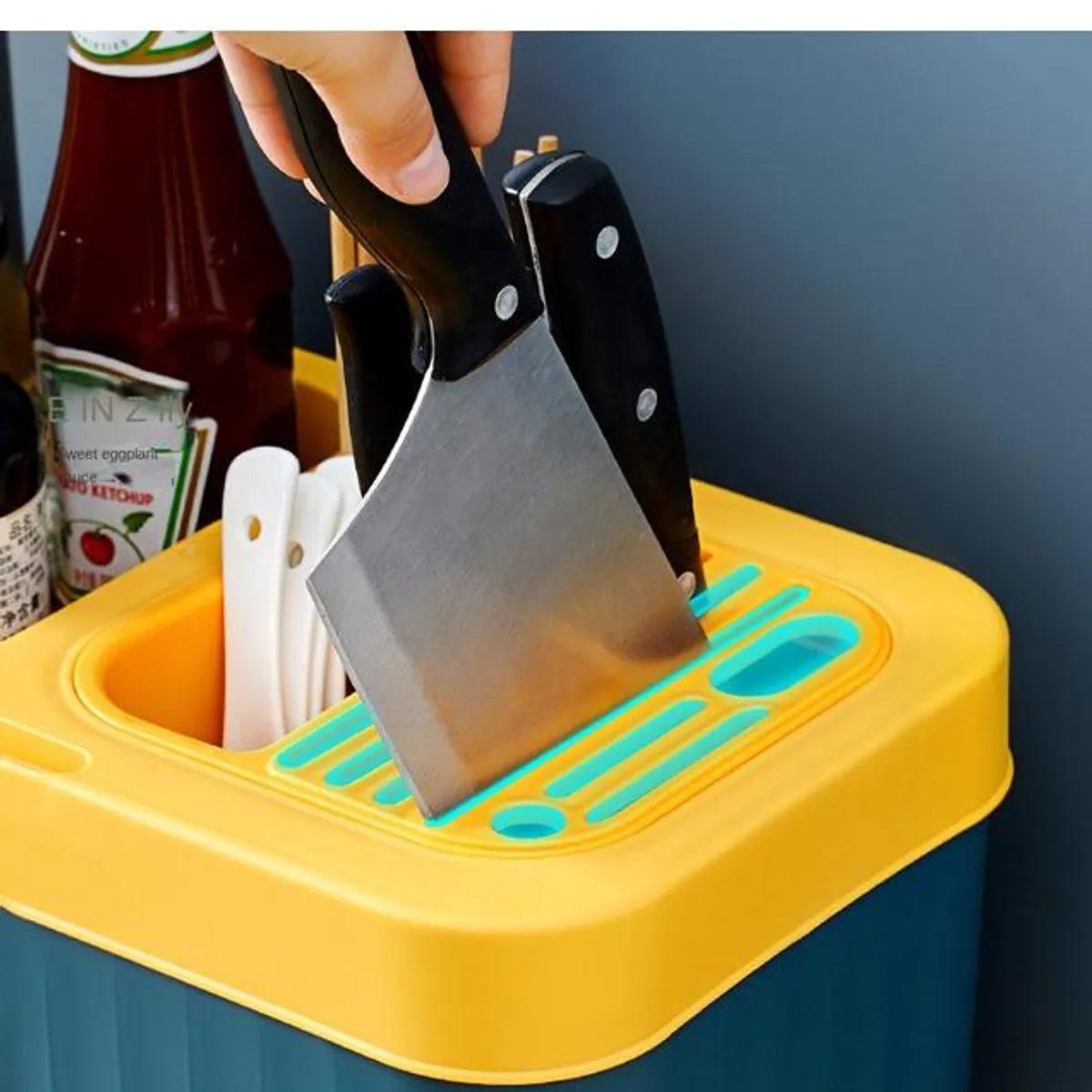 GENERICO - Organizador Multifuncional de Cocina con Estantes para Especias