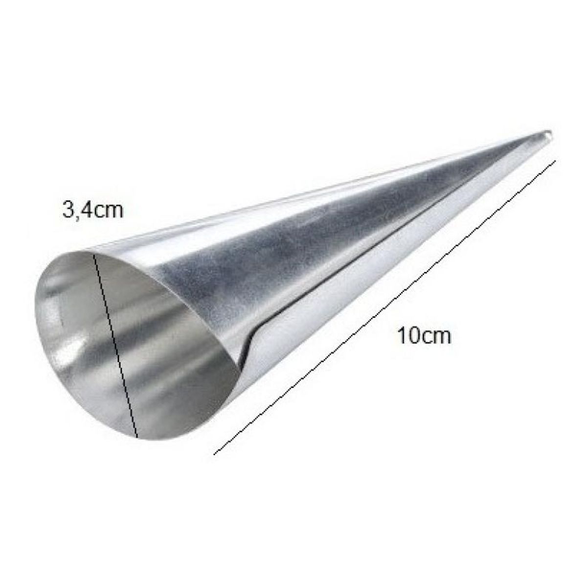 GENERICO - Moldes de Cono para Cannoli - Pack de 90 Unidades Multiusos