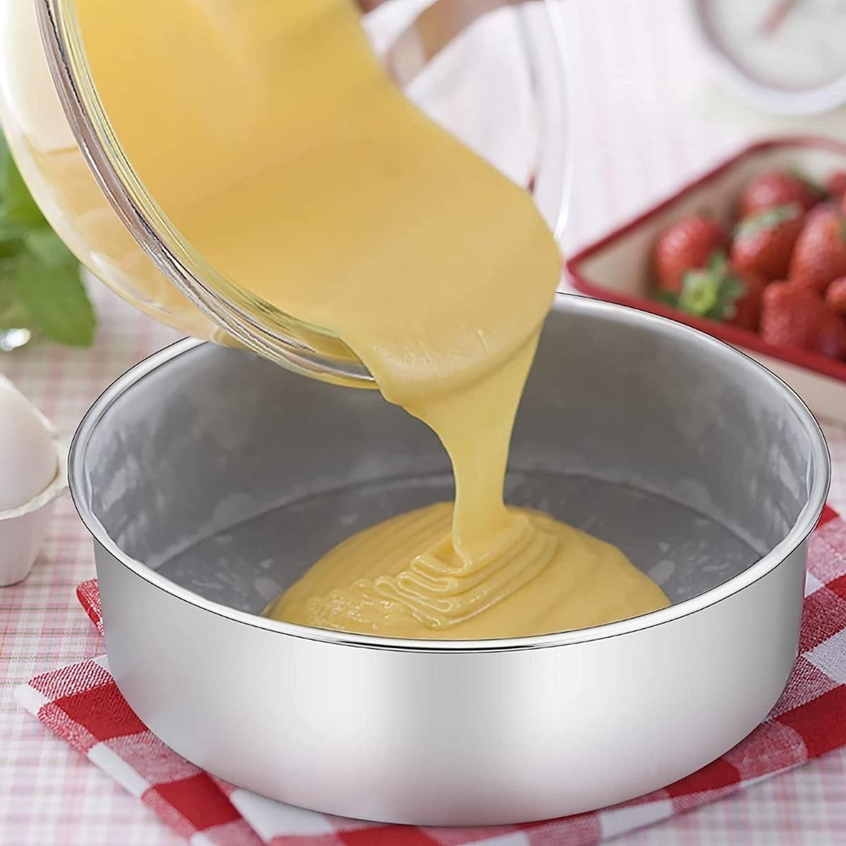 GENERICO - Molde Redondo de Aluminio para Tortas y Queques 30cm