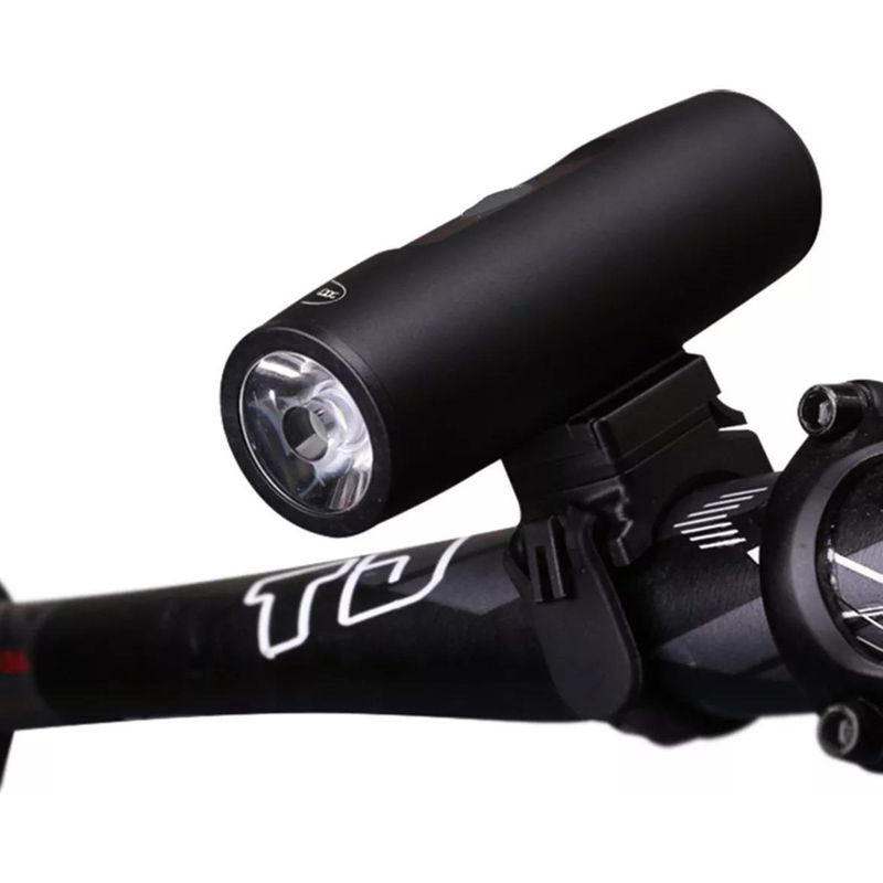 GENERICO - Luz Delantera USB Impermeable de Aluminio para Bicicleta
