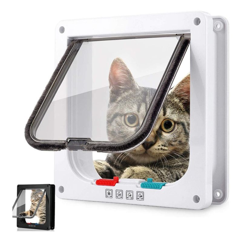 GENERICO - Puerta Interactiva para Mascotas con Apertura Silenciosa