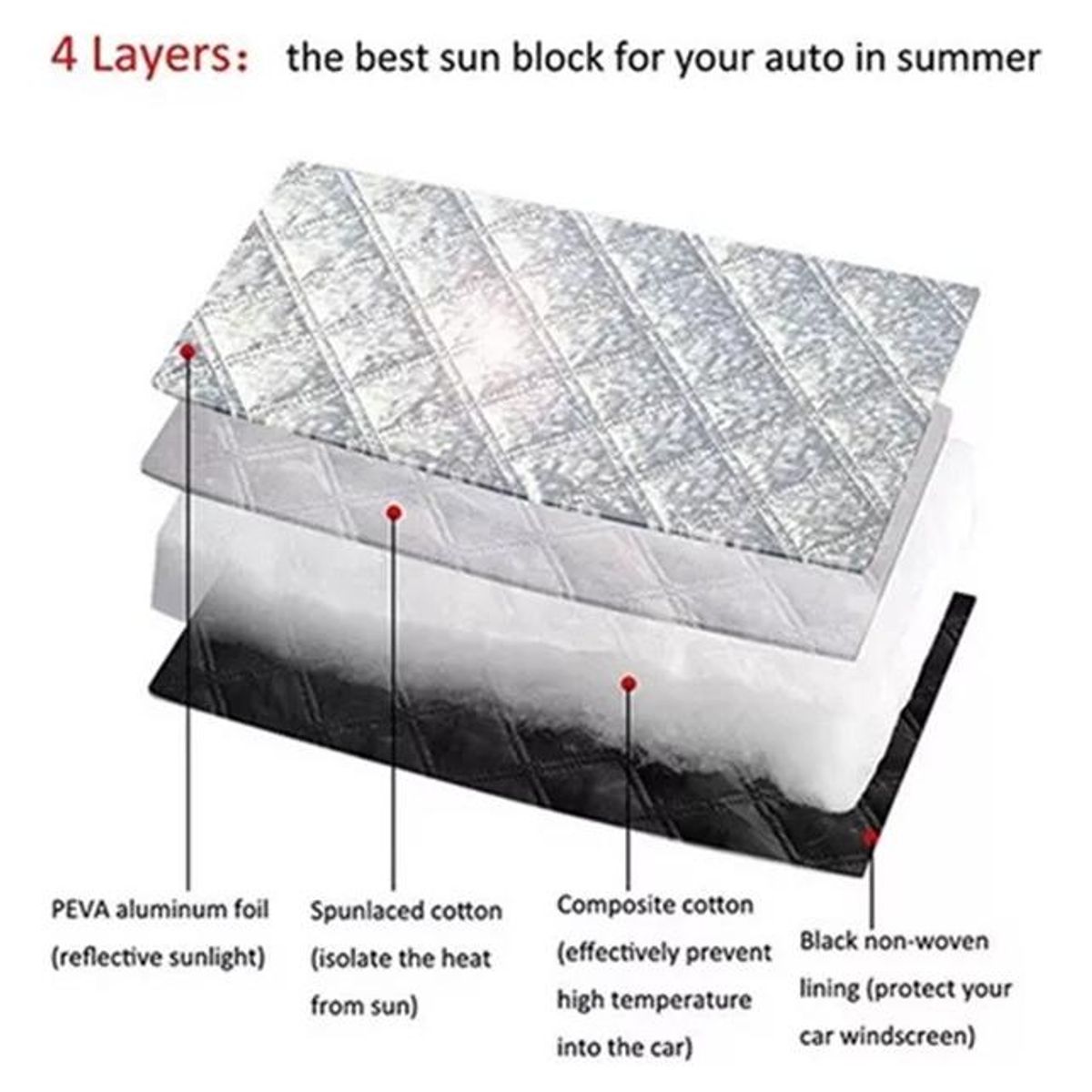 GENERICO - Funda Protectora de Parabrisas Resistente al Clima y UV