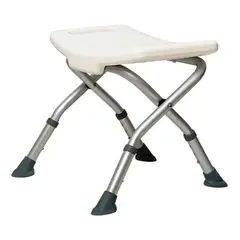 GENERICO - Banco de Ducha Plegable con Altura Ajustable y Antideslizante