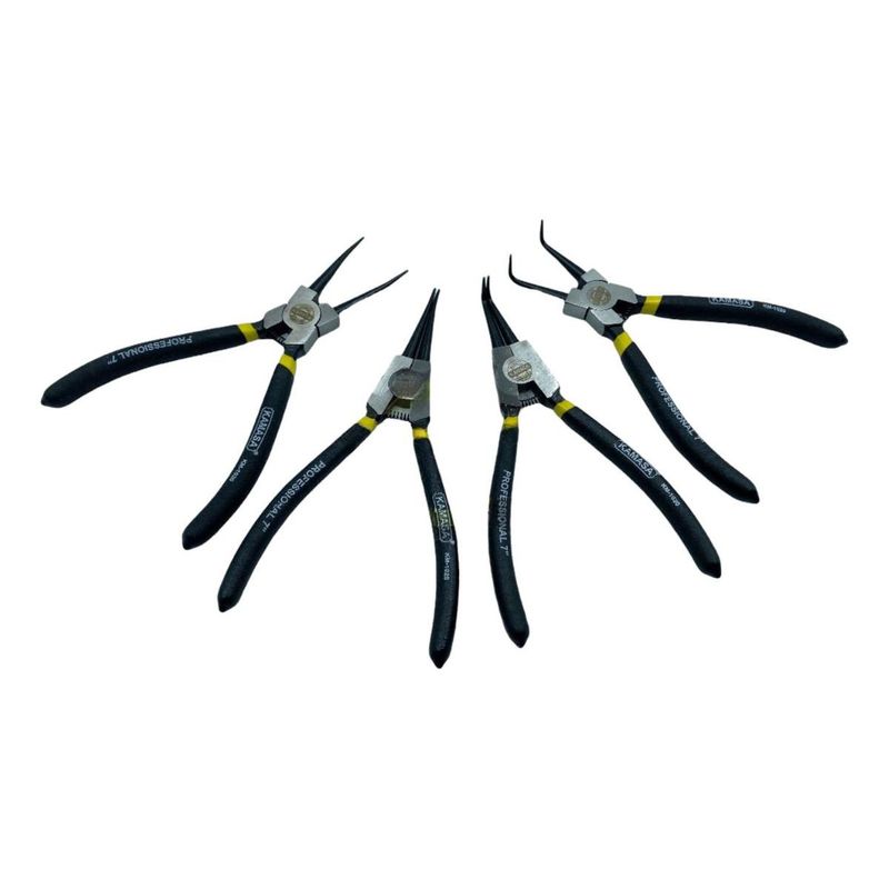 GENERICO - Set de 4 Alicates de 7 Pulgadas con Mango Antideslizante