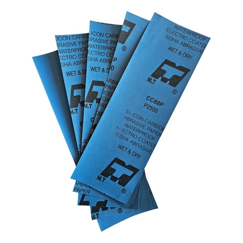 GENERICO - Lijas Fina 2500 Granos Pack 50 Unidades 260x86mm