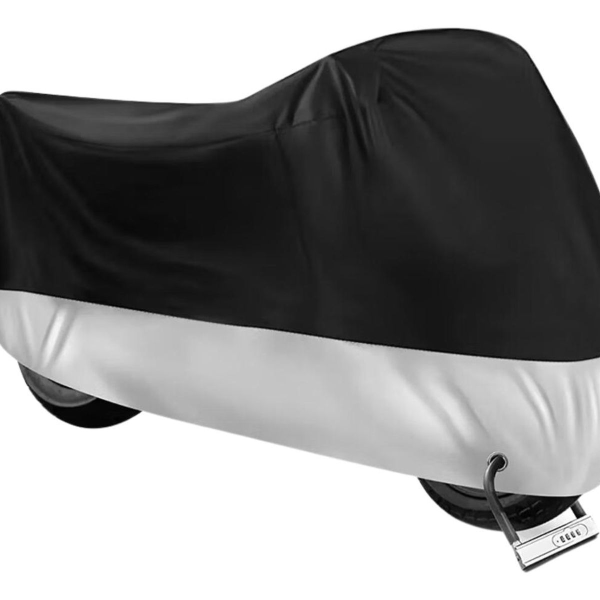 GENERICO - Funda XL Impermeable para Moto con Protección UV y Bolsa