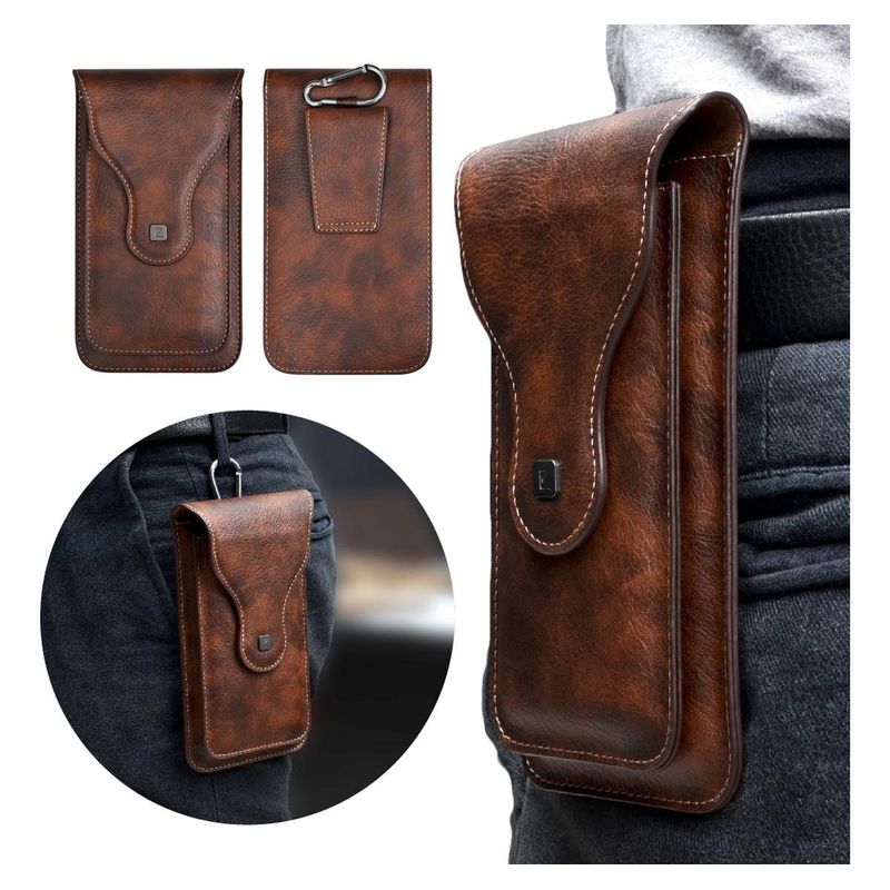 GENERICO - Funda Riñonera Universal con 2 Capas para Smartphone