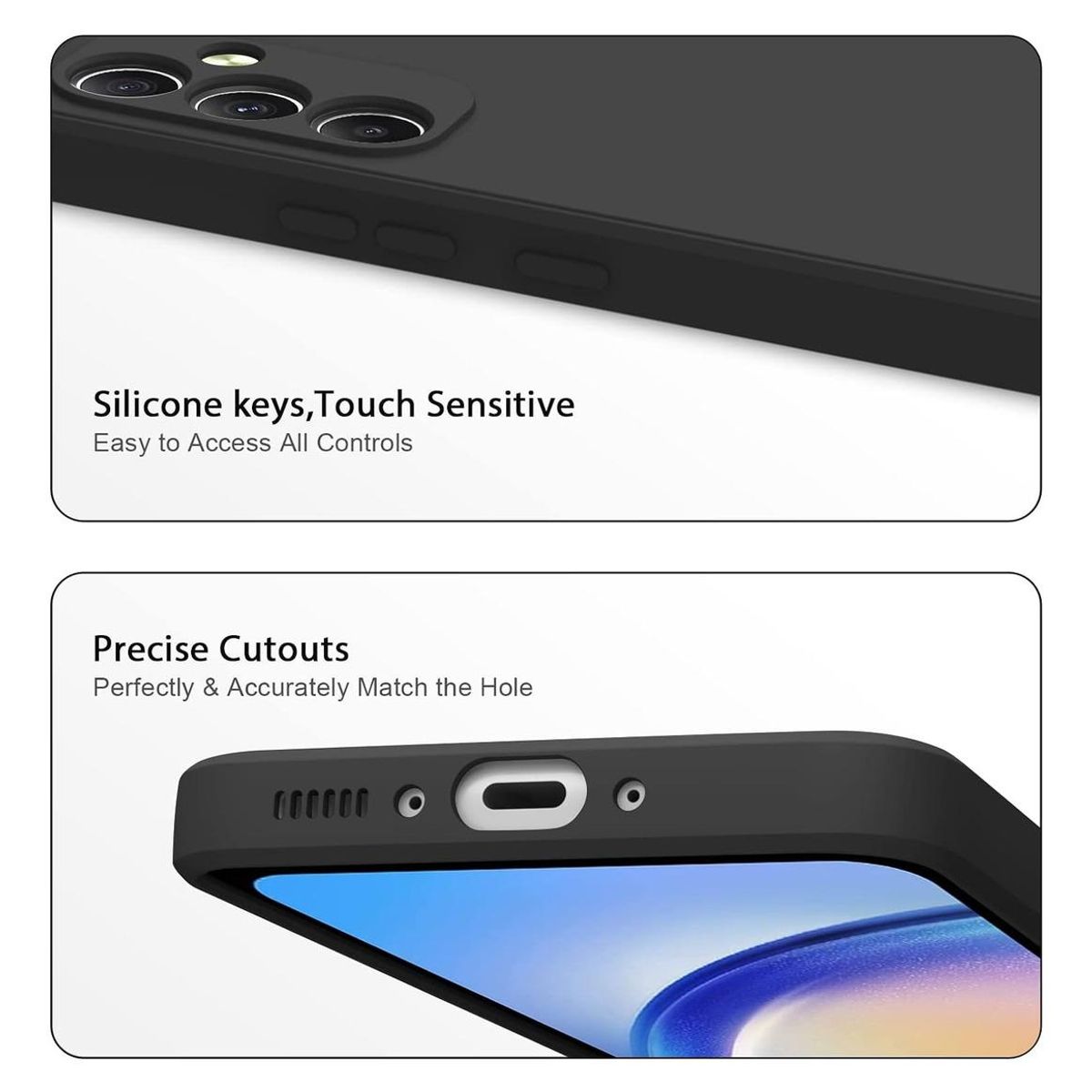 GENERICO - Funda de Silicona Antideslizante para Samsung A16 5G