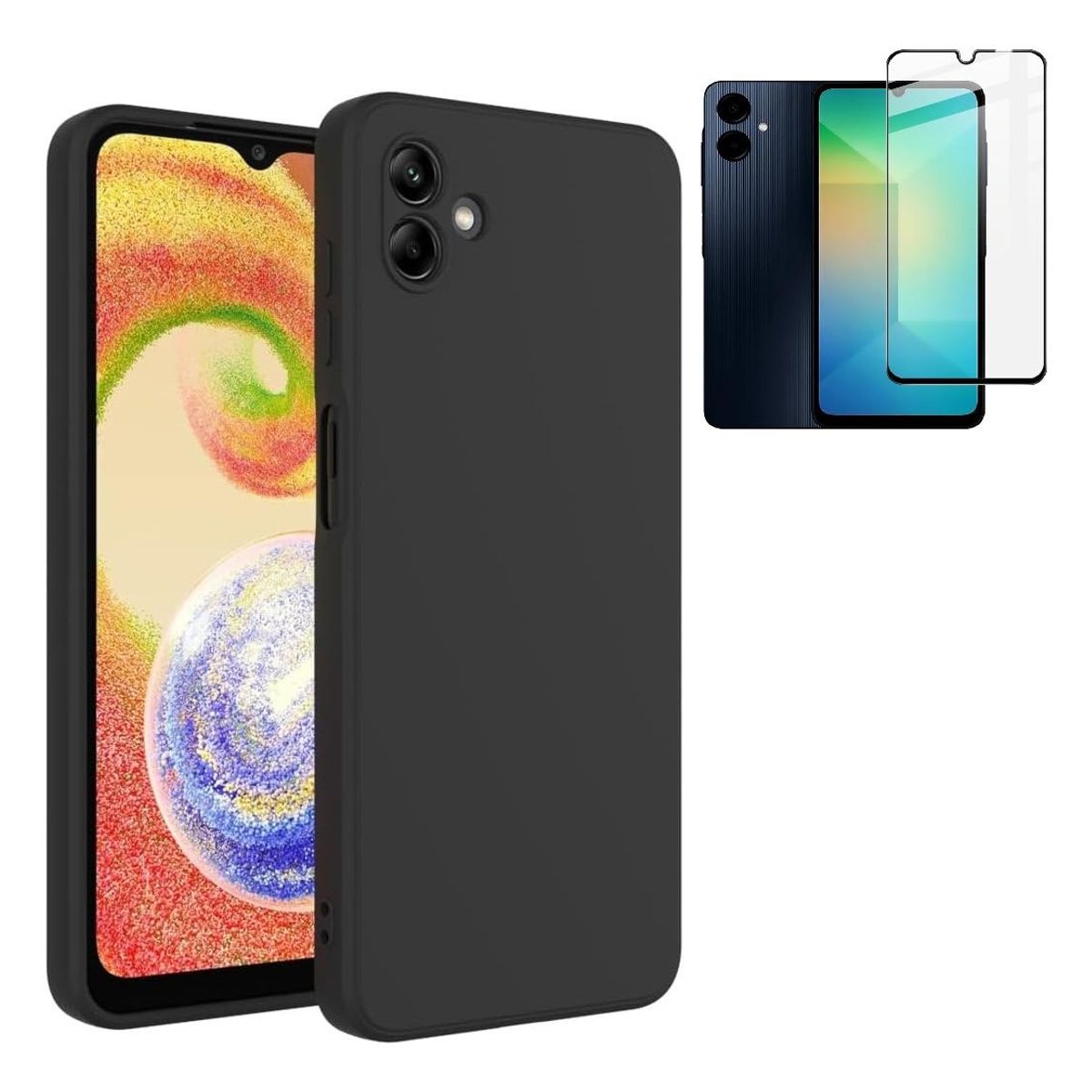 GENERICO - Funda de Silicona Antideslizante con Protector de Pantalla