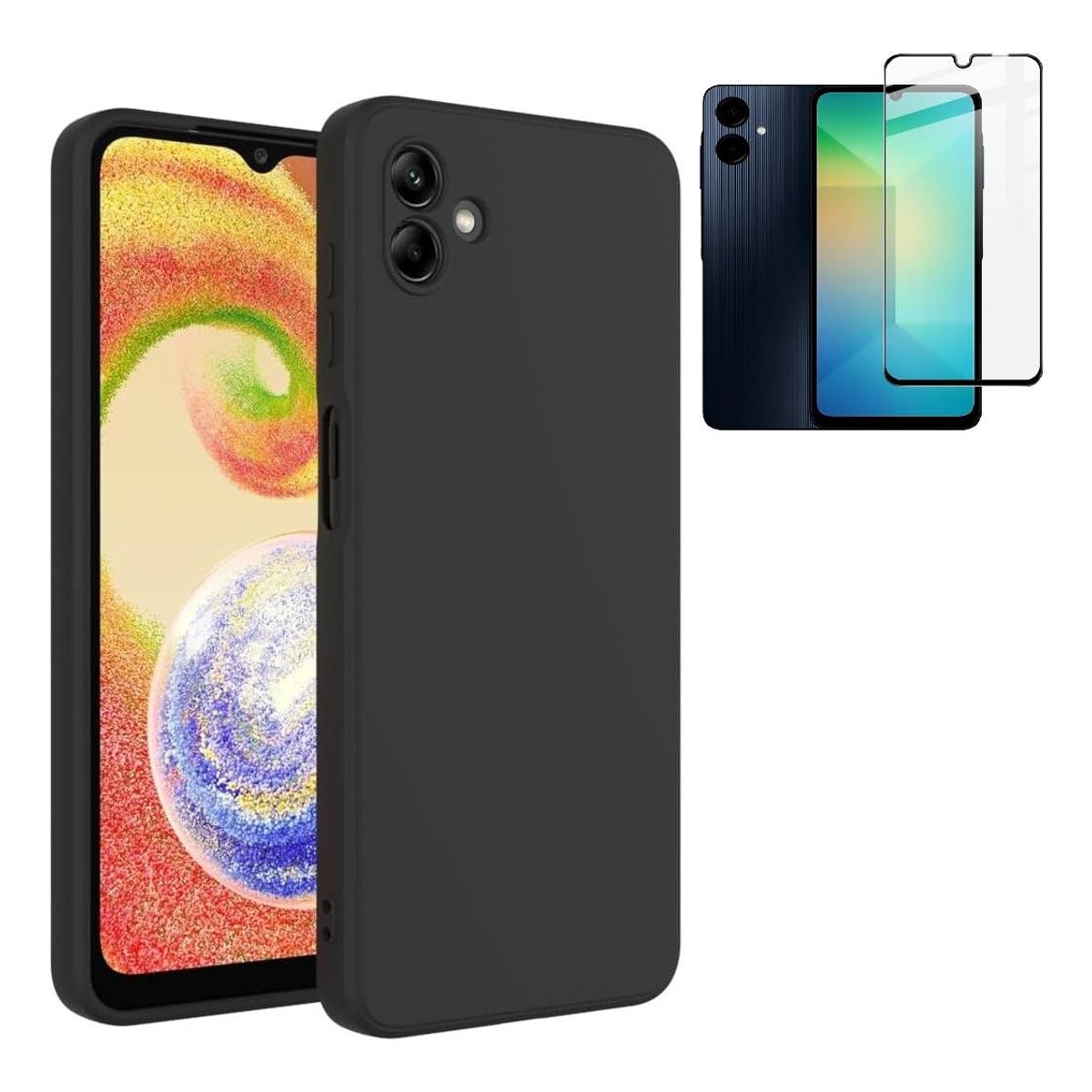 GENERICO - Funda de Silicona Antideslizante con Protector de Pantalla