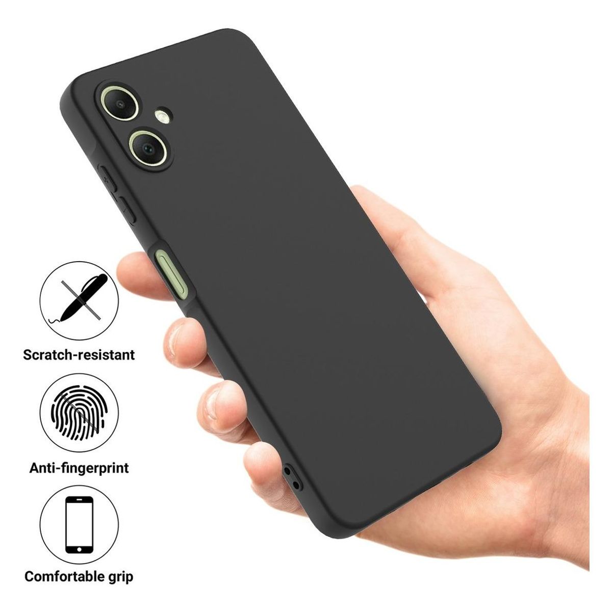 GENERICO - Funda de Silicona Antideslizante con Protector de Pantalla