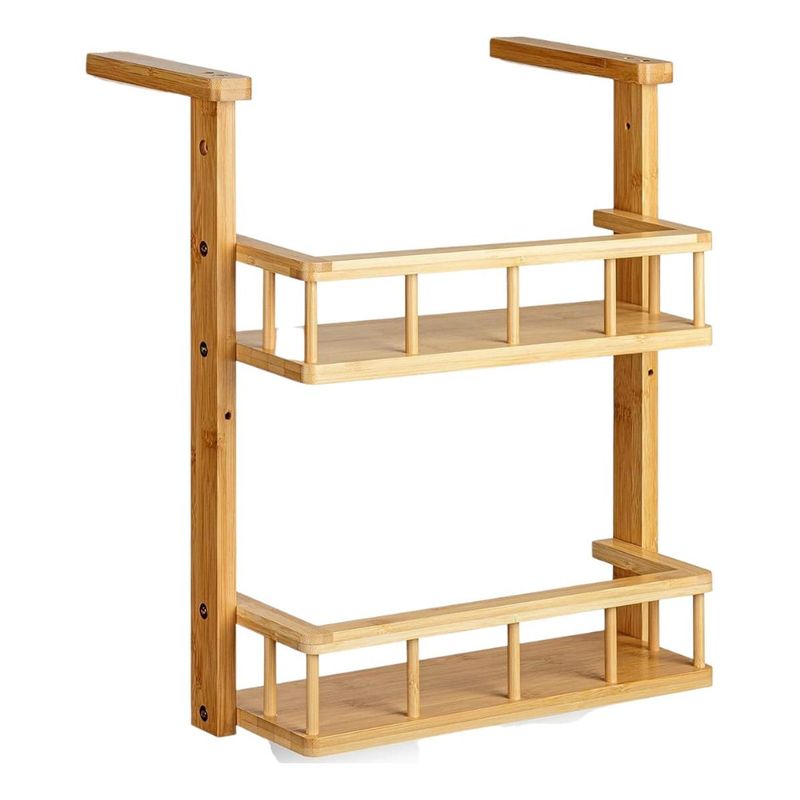 GENERICO - Estante de Bambú para Cocina con Doble Nivel Organizador