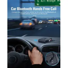 GENERICO - Adaptador Bluetooth para Audio en Autos y Dispositivos Móviles