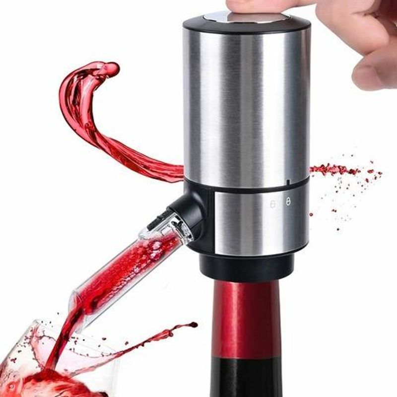 GENERICO - Aireador Elegante Automático para Vino con Dosificación Fácil