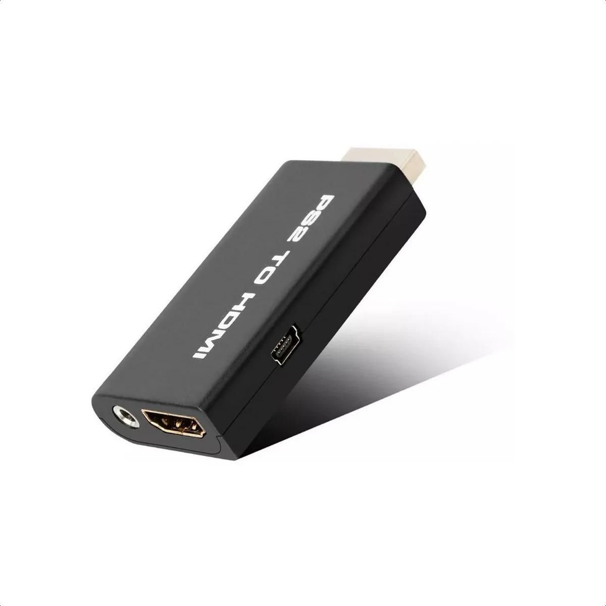 GENERICO - Adaptador HDMI para PS2 con salida de audio 35mm