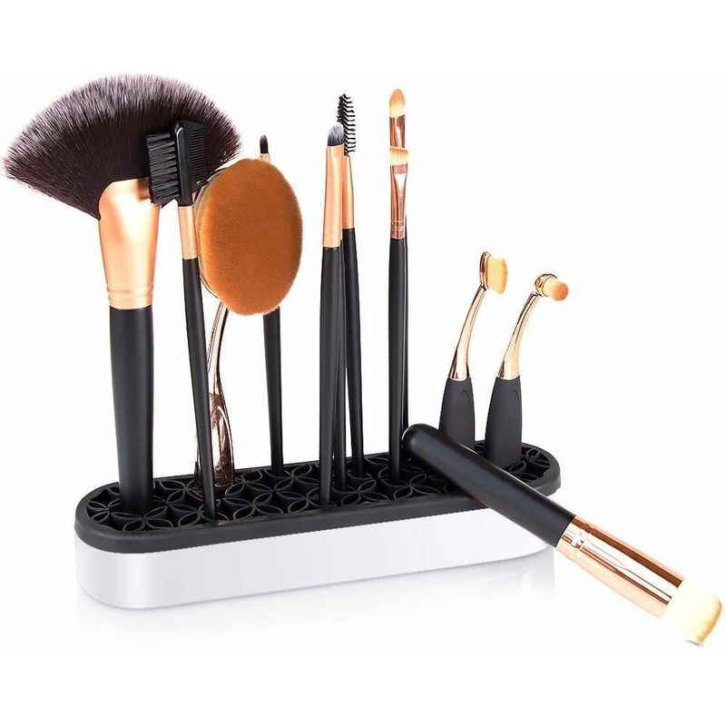 GENERICO - Organizador Portátil de Maquillaje y Pinceles Multifuncional