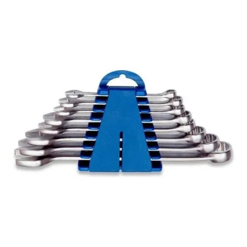 GENERICO - Set de 12 llaves punta corona de acero 6 a 24 mm