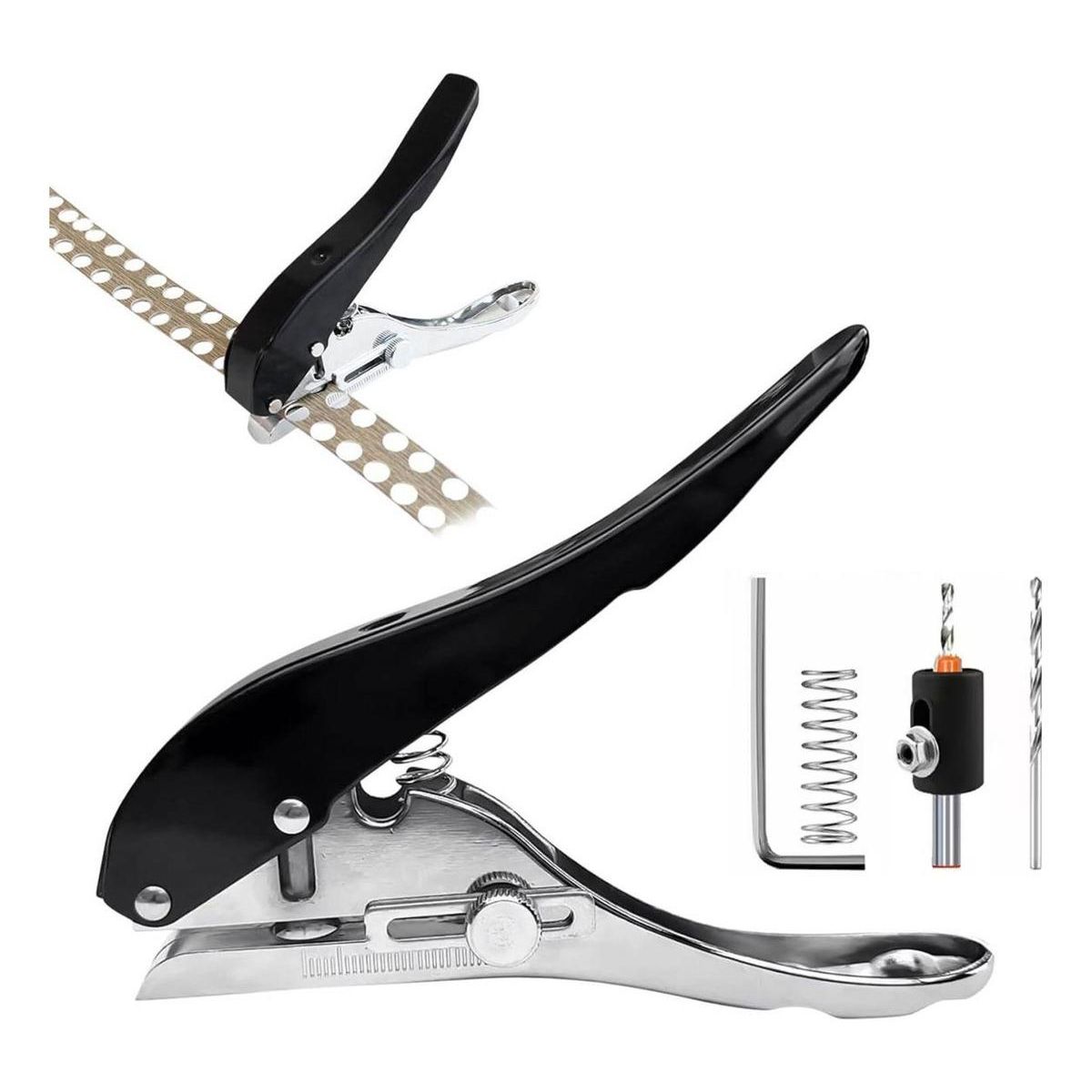 GENERICO - Alicate Perforador de Zinc 8mm con Repuestos Incluidos