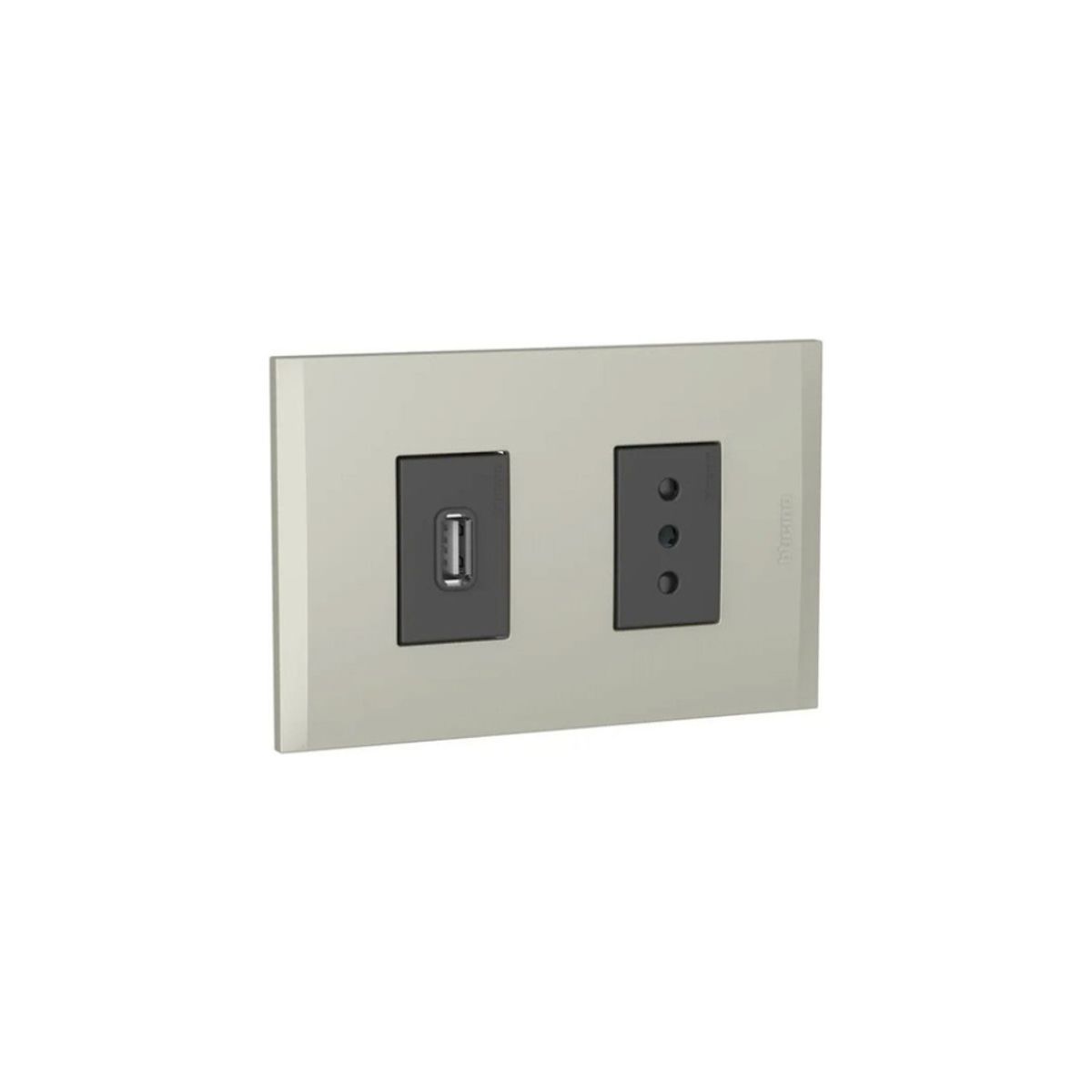 BTICINO - Cargador Usb + Enchufe 10a Nobile AF2270USBEATI