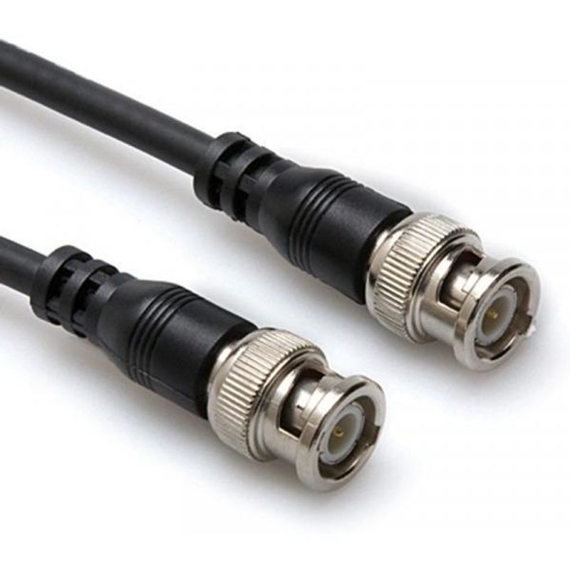 GENERICO - Cable BNC Macho a Macho de 3 Metros en Color Negro