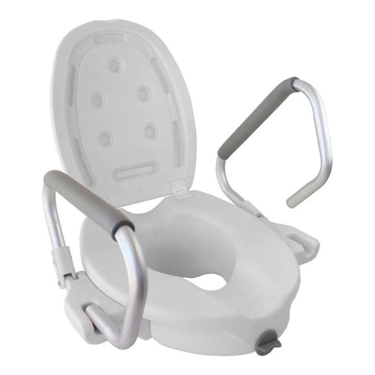 GENERICO - Elevador de Inodoro con Reposabrazos para Mayor Comodidad